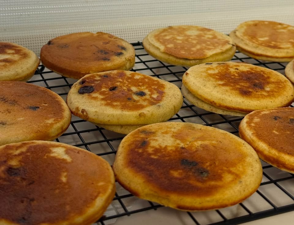 Pancakes de harina integral + harina de almendras