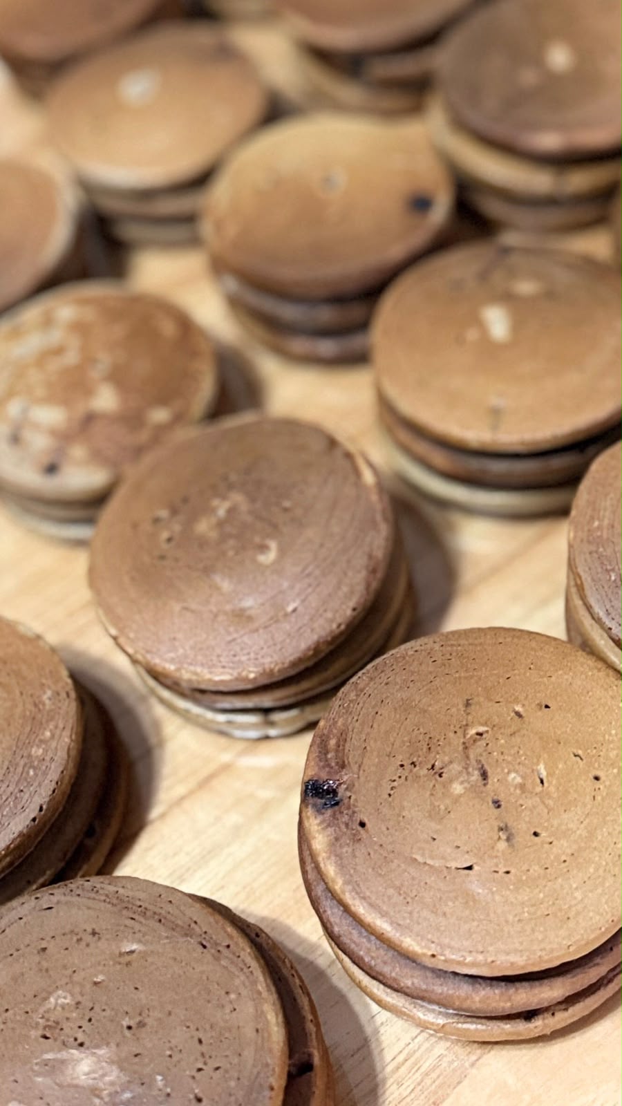 Pancakes de harina de avena + harina de almendras