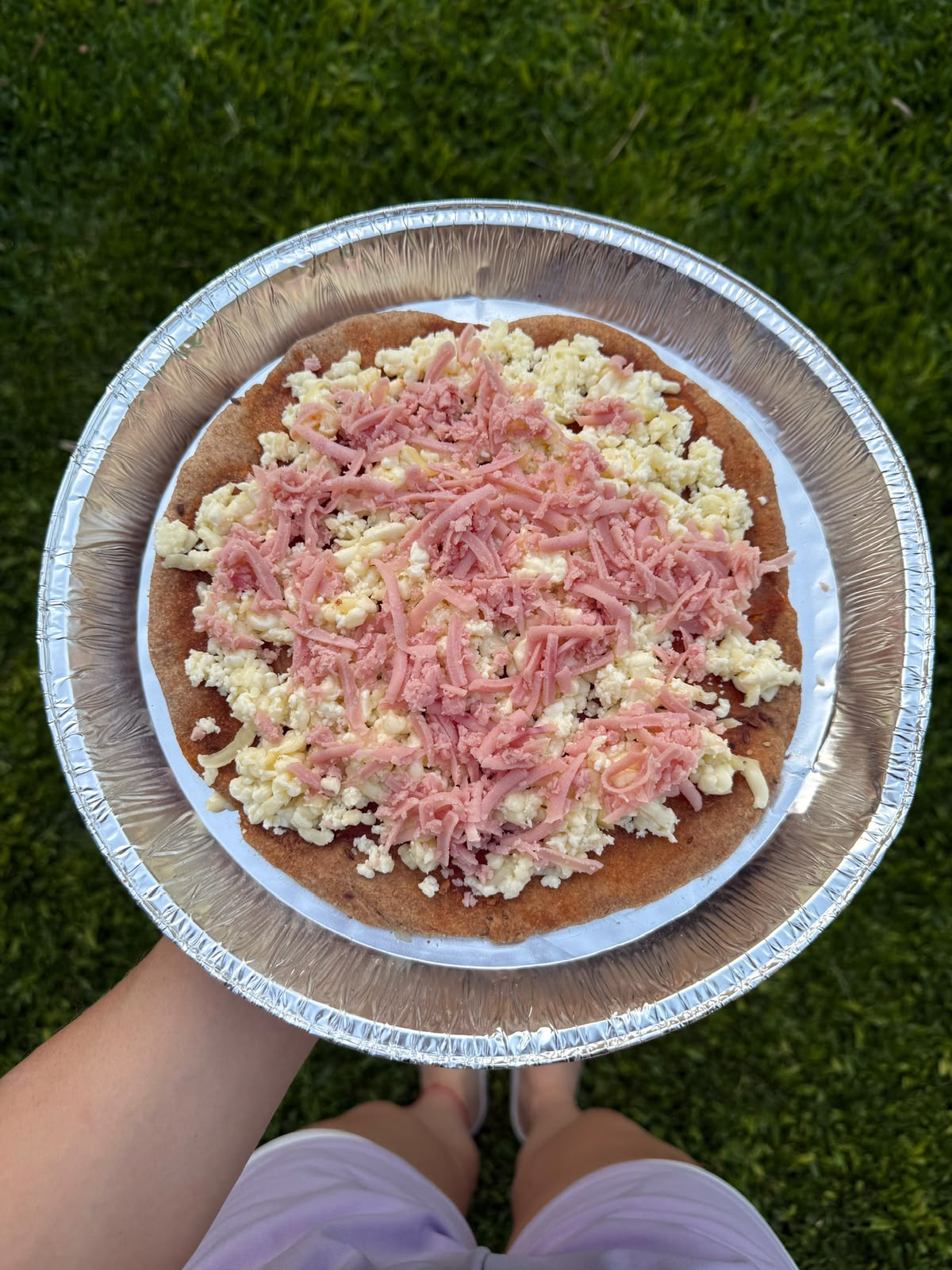 Pizza de masa integral